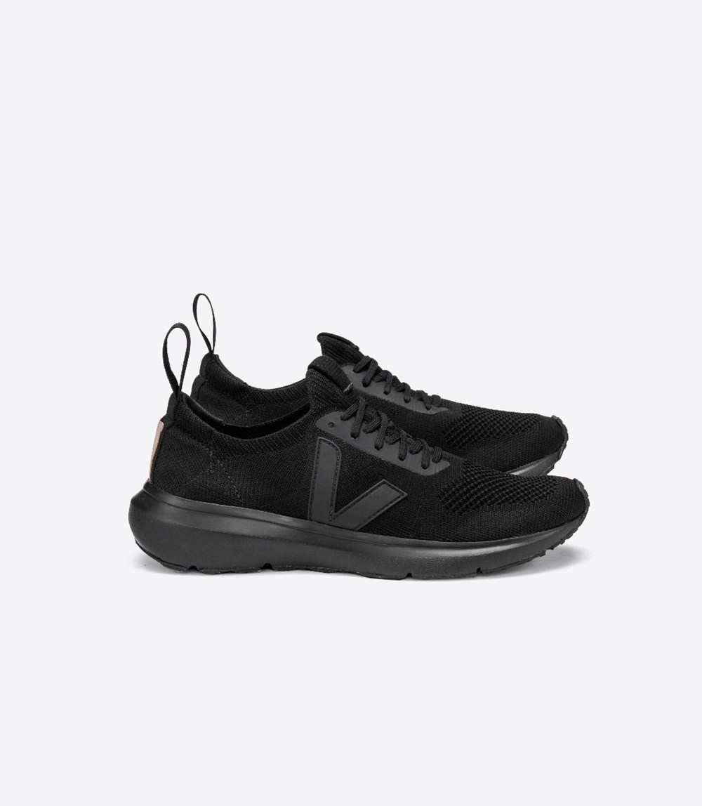 Tenis Veja Hombre - V-Knit X Rick Owens - Negros - 714HKLTWF